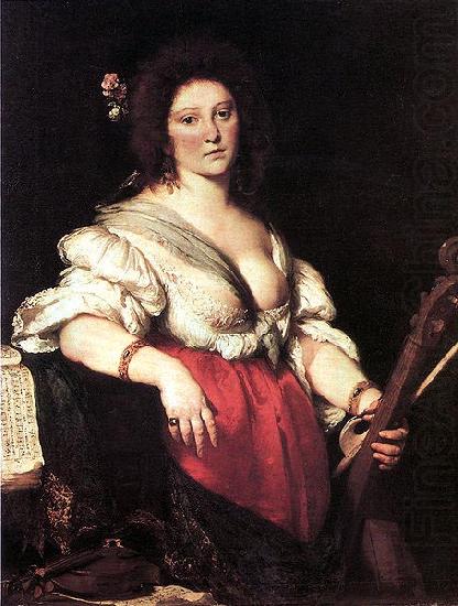 Bernardo Strozzi The Viola da Gamba Player china oil painting image